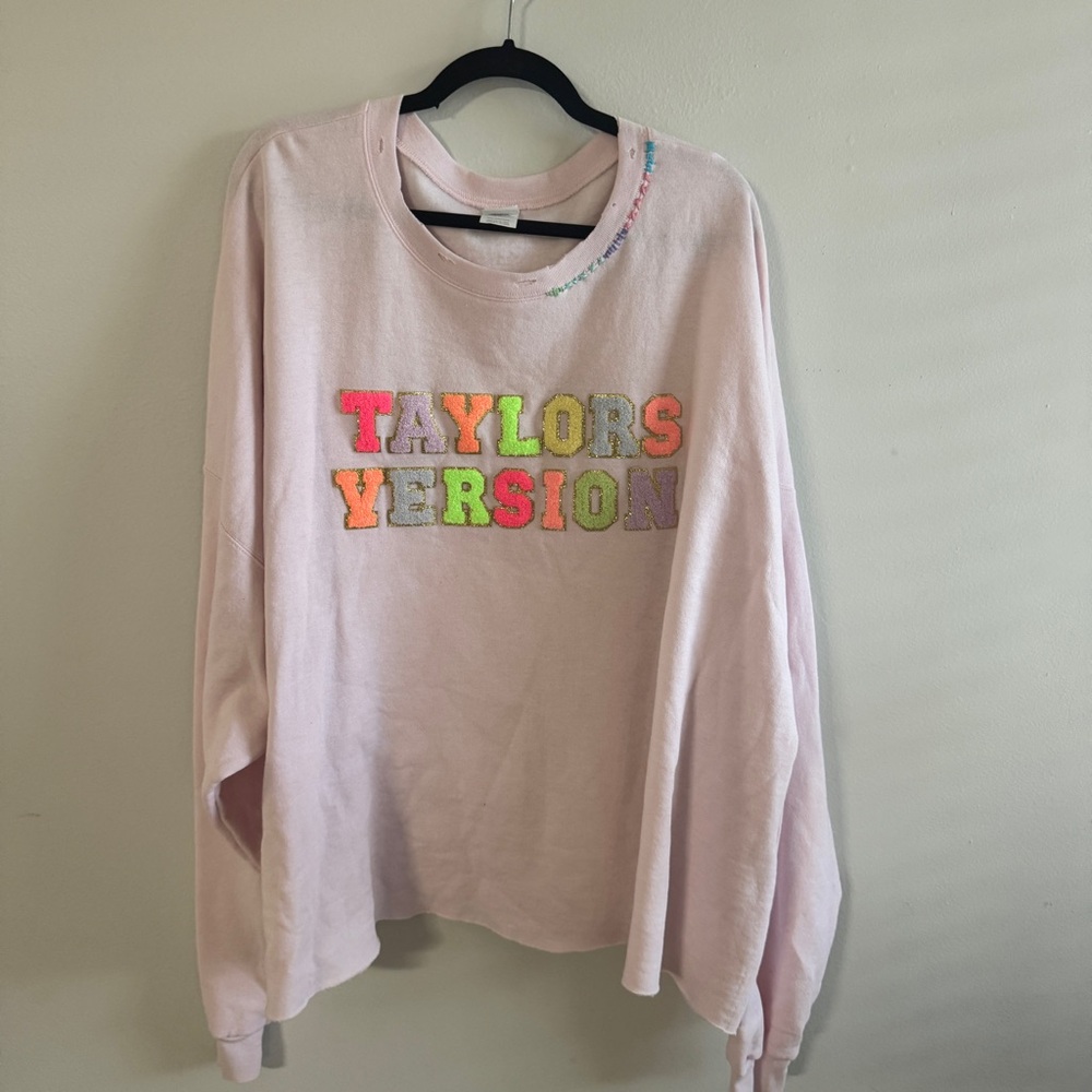 Taylor's Version Pink Crewneck Sweatshirt